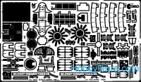 Photo-etched set 1/72 G3M2/3 Nell, for Hasegawa kit