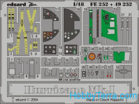 Photo-etched set 1/48 Hurricane Mk.I