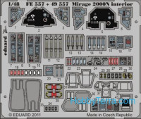 Photo-etched set 1/48 Mirage 2000N interior, for Kinetic Model kit