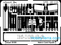 Photo-etched set 1/72 Bf-109G-6, for Italeri kit