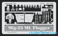 Photoetched set 1/72 MiG-23 ML