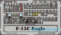 Photo-etched set 1/72 F-15C Eagle Color, for Hasegawa kit