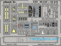 Photo-etched set 1/72 He 111H-6 Color, for Hasegawa kit