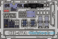 Photo-etched set 1/72 CH-47 Chinook Color, for Trumpeter kit