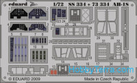 Photo-etched set 1/72 AH-1S Color, for HobbyBoss kit