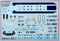Eastern Express  144117 Short SC.7 Skyvan civil aircraft "Olympic"