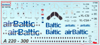 Eastern Express  144136 Airliner A220-300 "Air Baltic"