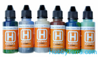 Hataka  CS93 Set of paints. Modern N. Korean AF, 6 pcs