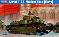 Soviet T-28 medium tank, early prod.