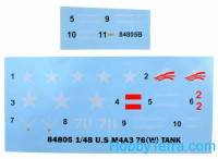 Hobby Boss  84805 U.S. M4A3 (76)W Tank