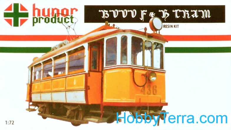 1:72 scale resin kit of Tramway Hunor Product 72101 HobbyTerra.com