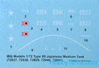 IBG Models  72038 Type 89 Japanese medium tank KOU gasoline, mid-production