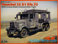 Henschel 33 D1 Kfz.72 WWII German radio communication truck