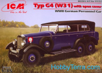 Typ G4 (W31) with open cover, WWII German passenger car