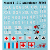 ICM  35662 Model T 1917 Ambulance with US medical personnel