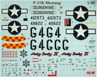 ICM  48154 Mustang P-51K WWII USAF fighter