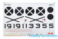 ICM 48213 HS 126A-1与挂弹架，秃鹰军团侦察机