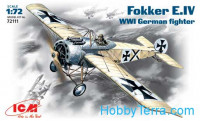 Fokker E-IV WWI German fighter