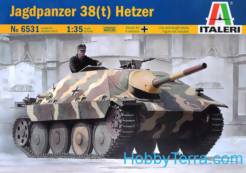 1:35规模Jagdpanzer 38（t）Hetzer Italeri 6531 HobbyTerra.com