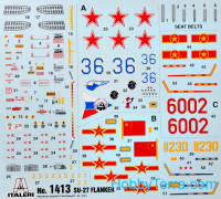 Italeri  1413 Su-27 "Flanker" Fighter