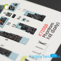 KELIK  72008 Decal for F-4E "Phantom II" (interior), FineMolds kit