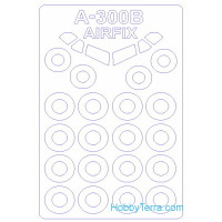 Mask 1/144 for Аirbus 300B + wheels, for Airfix kit