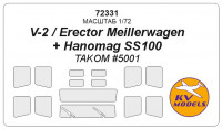 Mask 1/72 for Hanomag SS100 Takom kit