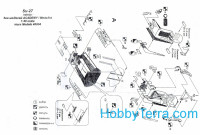 Mars Models  48004 Su-27 interior, Academy