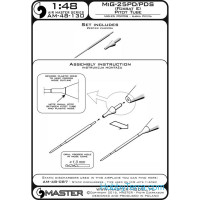 Master  48-130 MiG-25PD/PDS (Foxbat E) - Pitot Tube