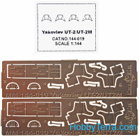 Mikro-Mir  144-019 UT-2/UT-2M, Soviet aircraft type (2 kits in the box)