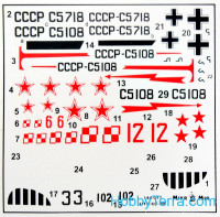 Micro-Mir  144-019 UT-2/UT-2M, Soviet aircraft type (2 kits in the box)