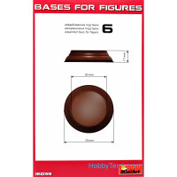 Miniart  16039 Bases for figures, 6 pc