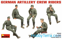 German artillery crew riders