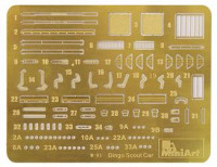 Miniart  35077 British scout car DINGO Mk.3 with crew