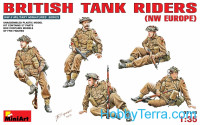 British tank riders, NW Europe