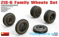 Wheels set 1/35 for ZIS-5 Family trucks