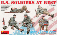 U.S. Soldiers at rest