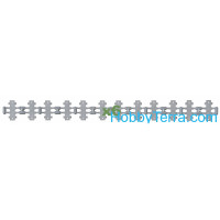 Miniart  35216 T-34 wafer-type halved workable track links set