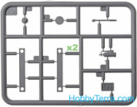 Miniart  35232 T-60 late series, screened (Gorky Automobile Plant). Interior kit