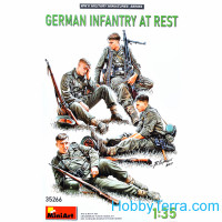 German Infantry At Rest