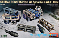 German Rockets 28cm WK Spr and 32cm WK FLAMM