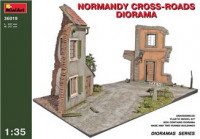 Normandy cross-roads diorama