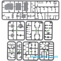 Miniart  37021 Tiran 4 Sh, early type. Interior kit