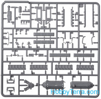 Miniart  37021 Tiran 4 Sh, early type. Interior kit