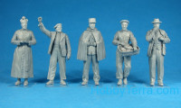 Miniart  38004 French civilians 1930-40th