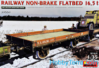 Railway non-brake Flatbed 16,5 t