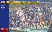 French mounted knights XV century