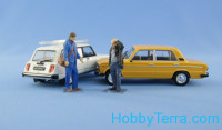 Northstar Models  43018-p Set of 4 resin figures of mechanics/drivers