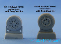 Northstar Models  32005-a F-18 A/B/C/D wheels, No mask series