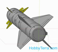 Northstar Models  48005 Kh-29 L (NATO AS-14 Kedge A) with AKU-58 (pylon)